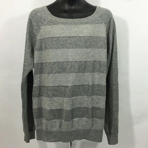 a.n.a. new approach Grey Blouse Long Sleeve Size L